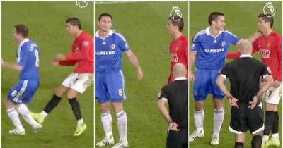 Frank Lampard saving Cristiano Ronaldo from being sent off is an iconic Premier League moment