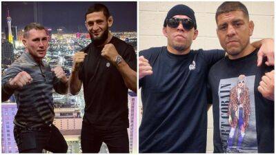 Khamzat Chimaev & Darren Till challenge Nate and Nick Diaz to inaugural UFC tag team match