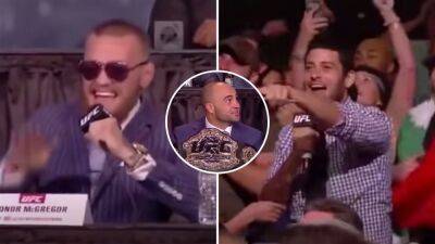 Conor McGregor teaming up with random UFC fan to destroy Eddie Alvarez in 2016