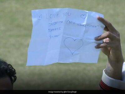 West Bengal Minister Manoj Tiwary's Handwritten Note For Family After Century In Ranji Trophy Semifinal Wins Internet