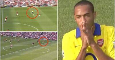 Thierry Henry - Ruud Van-Nistelrooy - Dennis Bergkamp - Thierry Henry: Arsenal legend was so fast he made Andy Gray look stupid vs Man Utd - givemesport.com - Manchester - county Henry