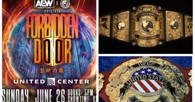 Huge title matches announced for Forbidden Door