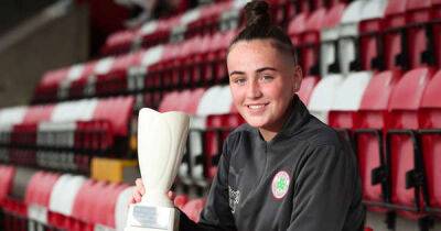 Kenny Shiels - Cliftonville teen Fionnula Morgan wins Player of the Month award - msn.com - Ireland