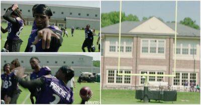Baltimore Ravens: WR James Proche II completes incredible throw during minicamp - givemesport.com - state Arizona -  Baltimore
