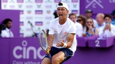 Dan Evans - Cameron Norrie - Casper Ruud - Francisco Cerundolo - Ryan Peniston - Ryan Peniston savouring best week of his life after reaching quarters at Queen’s - bt.com - Britain - France - Argentina