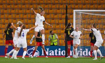 Rachel Daly’s volley lights up England win over Belgium in Euro 2022 warmup