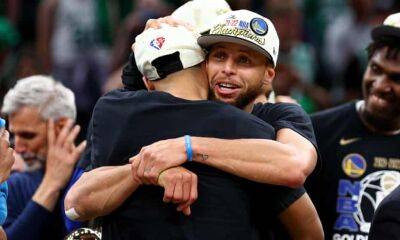 Stephen Curry - Klay Thompson - Golden State Warriors beat Celtics to win fourth NBA title in eight seasons - theguardian.com -  Boston -  Chicago - Los Angeles