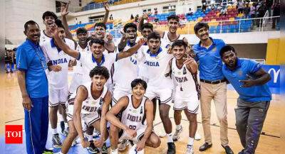 In a first, Indian U-16 cagers make it to last-8 in Asian Championship - timesofindia.indiatimes.com - Qatar - Indonesia - India
