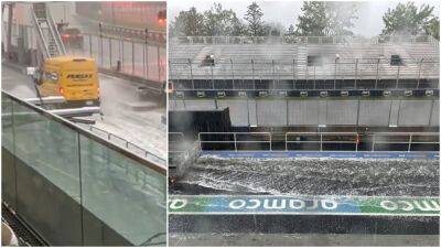 Canadian GP: Torrential rain turns Montreal pitlane into lake - givemesport.com - Canada