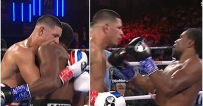 Boxer slapped with huge fine and hefty ban after Mike Tyson-esque bite