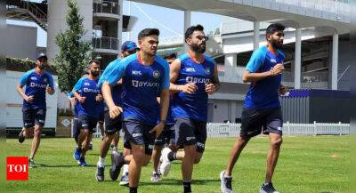 India begin training for rescheduled fifth Test against England