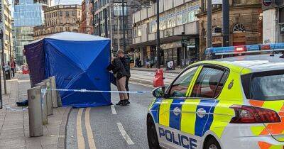 BREAKING: Police tape off Market Street in Manchester city centre following incident - latest updates