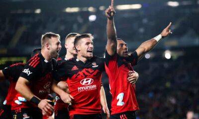 Scott Robertson - Eden Park - Sam Whitelock - Crusaders snap Blues streak to win record 11th Super Rugby title - theguardian.com - county Park