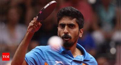 Sathiyan out of WTT Contender Zagreb - timesofindia.indiatimes.com - China - India - Slovenia - Birmingham -  Zagreb