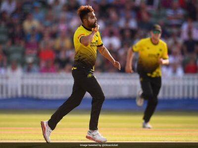 Watch: Mohammad Amir Whips Out 'Pushpa' Celebration After Taking First Wicket For Gloucestershire In T20 Blast - sports.ndtv.com - Pakistan - county Somerset