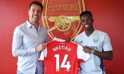 Mikel Arteta - Thierry Henry - Pierre Emerick Aubameyang - Eddie Nketiah - ‘Eddie is staying’: Nketiah signs new long-term contract at Arsenal - theguardian.com