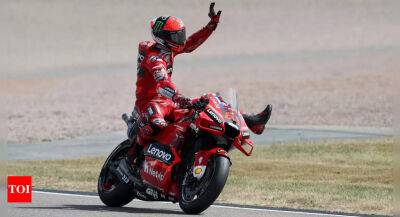 Ducati's Francesco Bagnaia takes surprise German Grand Prix pole
