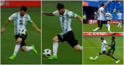 Lionel Messi’s stunning goal for Argentina at 2018 World Cup in slow-motion