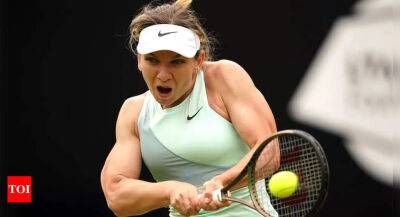 Halep made to wait as rain scuppers play in Birmingham - timesofindia.indiatimes.com - Brazil - China - Romania - Birmingham