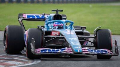 Veteran Alonso fastest in rainy third practice session at Canadian Grand Prix