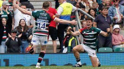 Late Freddie Burns drop-goal sees Leicester celebrate 11th Premiership title