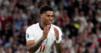 Gianni Infantino - Marcus Rashford - Jadon Sancho - Bukayo Saka - Soccer-More than half of all players at Euros, AFCON finals abused online-study - msn.com - Italy - Egypt -  Sancho