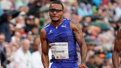 Andre De-Grasse - Andre De Grasse puts up season-best time in 4th-place finish at Diamond League meet - cbc.ca - Qatar - France - South Africa - Florida -  Tokyo - county Canadian