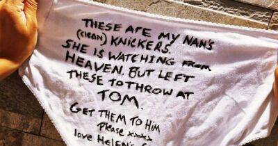Tom Jones - Late gran's knickers to be thrown at stage at Tom Jones concert - manchestereveningnews.co.uk