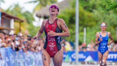 Canada's Emy Legault earns 1st career World Cup medal with silver in triathlon