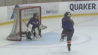 Charlottetown event offers 'comfort zone' for Indigenous P.E.I. girls to learn hockey