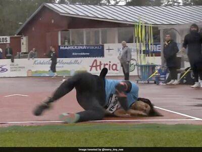 On Camera, Olympic Champion Neeraj Chopra's Nasty Fall During Kuortane Games