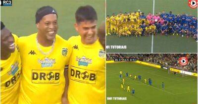 Team Ronaldinho vs Team Roberto Carlos was an absolute goal-fest