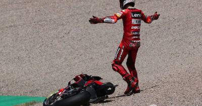 Bagnaia says ‘unexplainable’ Germany MotoGP crash “difficult to accept”