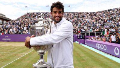 ‘The last thing that I expected’ - Matteo Berrettini beats Filip Krajinovic to retain Queen's Club title