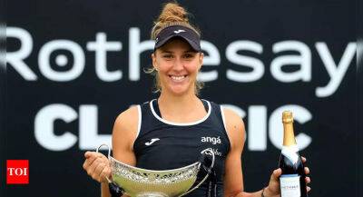 Brazil's Beatriz Haddad Maia wins Birmingham final after Zhang Shuai retires - timesofindia.indiatimes.com - Brazil - China - Birmingham