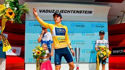 Geraint Thomas becomes first British rider to win Tour de Suisse