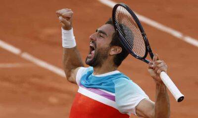 Marin Cilic 252 (252) - Cilic edges Rublev in five-set thriller to reach French Open semis for first time - theguardian.com - France - Croatia - Usa - Australia -  Paris - county Davis