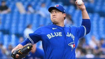 Blue Jays LHP Ryu leaves after four innings with sore forearm