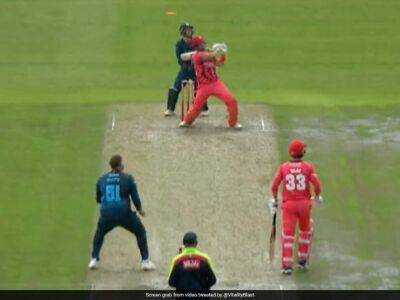 Watch: Construction Workers Help Retrieve Ball After Liam Livingstone's Huge Six In T20 Blast