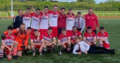 Paul Hartley - Mill United celebrate cup success after both u18s side collide in showpiece game - dailyrecord.co.uk - Scotland - county Lewis -  Hamilton -  Aberdeen - county Barry