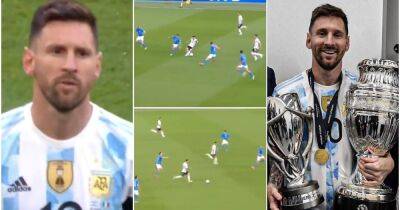 Lionel Messi: Highlights of his performance for Argentina vs Italy are stunning