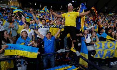 Andriy Yarmolenko - ‘Great spirit’: jubilant Ukrainians savour football win on streets of Kyiv - theguardian.com - Qatar - Ukraine - Scotland - county Hampden - county Park