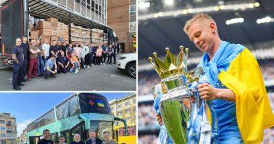 Phoning soldiers to loading lorries: Oleksandr Zinchenko's incredible unseen Ukraine support between Man City matches - manchestereveningnews.co.uk - Russia - Manchester - Ukraine - Scotland -  Man