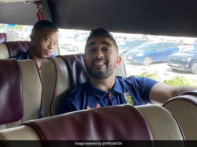 South African Players Arrive In Delhi For T20I Series vs India. See Pics