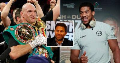 Eddie Hearn believes Tyson Fury could be tempted to fight Anthony Joshua this year