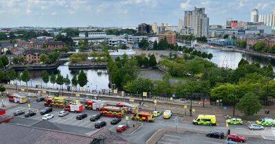 LIVE: Huge emergency services scene reported at Salford Quays - latest updates