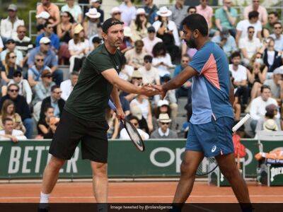 Rohan Bopanna - Rohan Bopanna-Matwe Middelkoop Suffer Defeat In Semi-Final To Bow Out Of French Open - sports.ndtv.com - France - Netherlands - Usa - India -  Paris - Pakistan - El Salvador