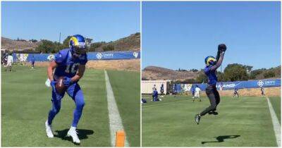 LA Rams: Cooper Kupp and Tutu Atwell pull off two insane catches during OTAs