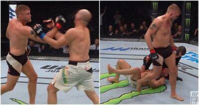 Alexander Gustafsson's four-punch combo knockout of Glover Teixeira is a thing of beauty
