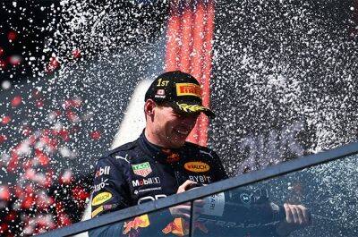 Verstappen holds off Sainz for the win in Canada, celebrating 150th F1 race in style